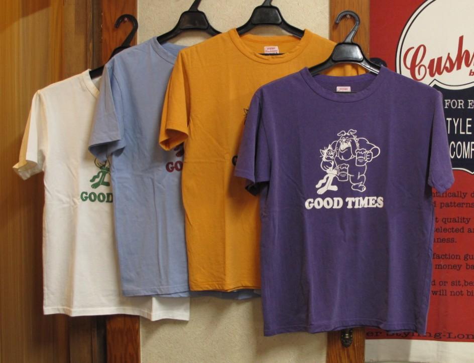 USED WASHプリントTeeS/S(GOOD TIMES)
