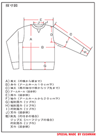 採寸図